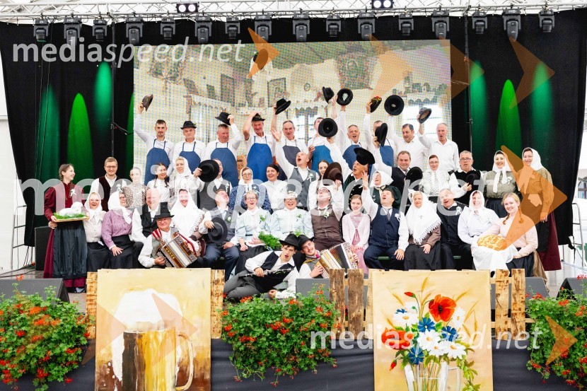 Pivo in cvetje 2025, ohcet in zaključna povorka