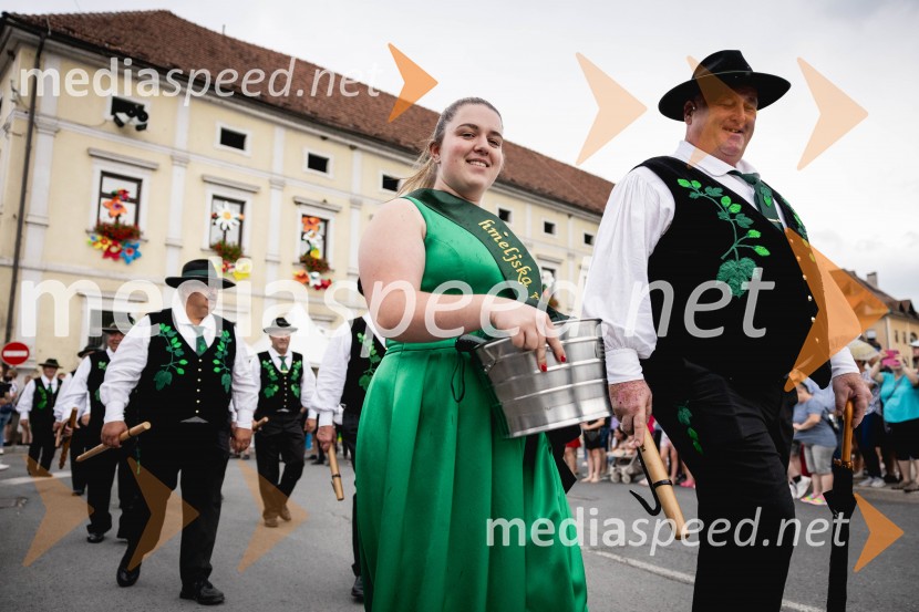Pivo in cvetje 2025, ohcet in zaključna povorka