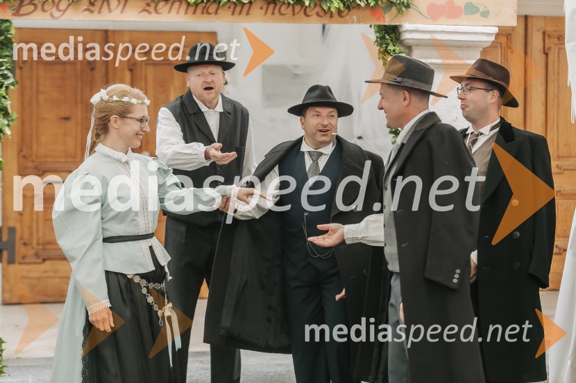 Pivo in cvetje 2025, ohcet in zaključna povorka