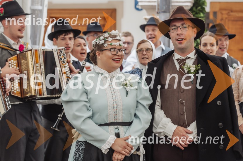  Anja Majoranc;  Matej MajorancPivo in cvetje 2025, ohcet in zaključna povorka