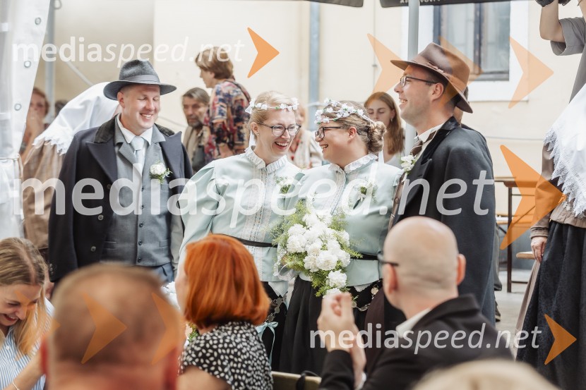 Pivo in cvetje 2025, ohcet in zaključna povorka