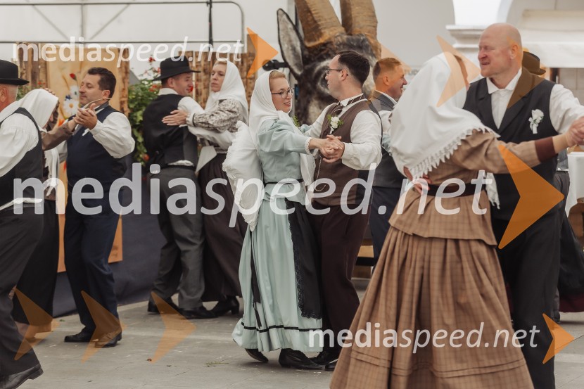 Pivo in cvetje 2025, ohcet in zaključna povorka