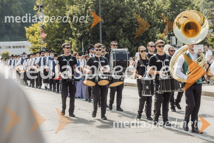 Pivo in cvetje 2025, ohcet in zaključna povorka