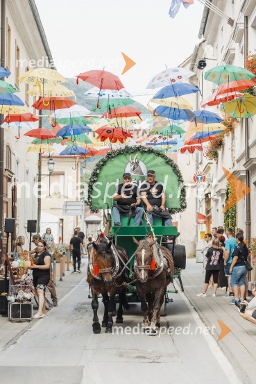 Pivo in cvetje 2025, ohcet in zaključna povorka