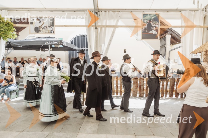 Pivo in cvetje 2025, ohcet in zaključna povorka