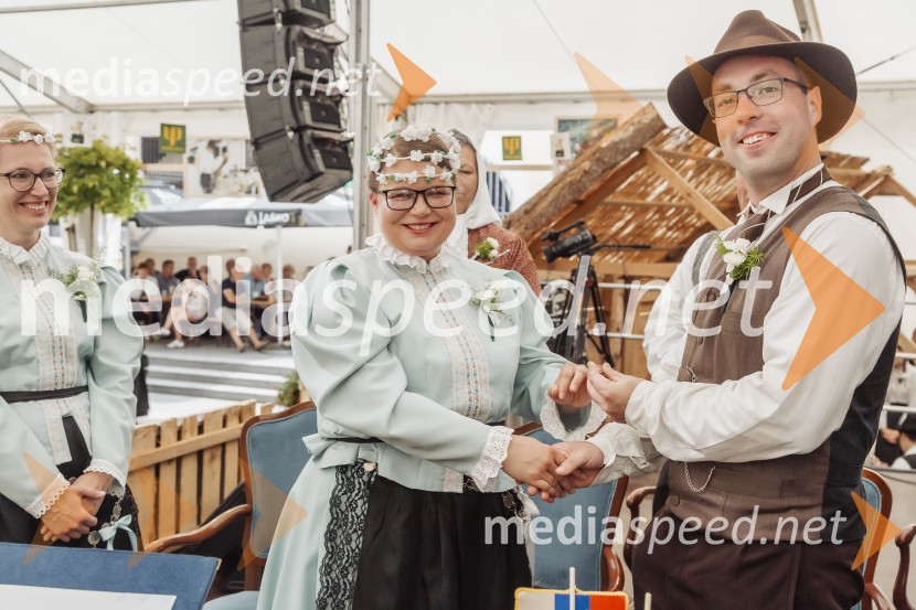  Anja Majoranc;  Matej MajorancPivo in cvetje 2025, ohcet in zaključna povorka