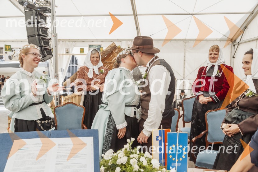  Anja Majoranc;  Matej MajorancPivo in cvetje 2025, ohcet in zaključna povorka