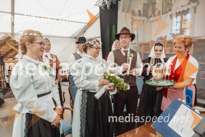  Anja Majoranc;  Matej MajorancPivo in cvetje 2025, ohcet in zaključna povorka