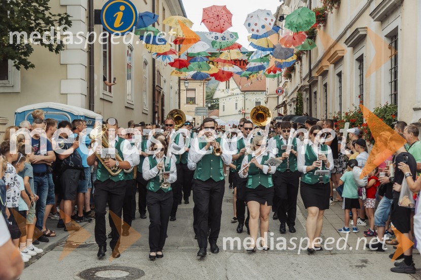 Pivo in cvetje 2025, ohcet in zaključna povorka