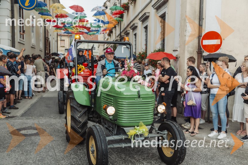 Pivo in cvetje 2025, ohcet in zaključna povorka