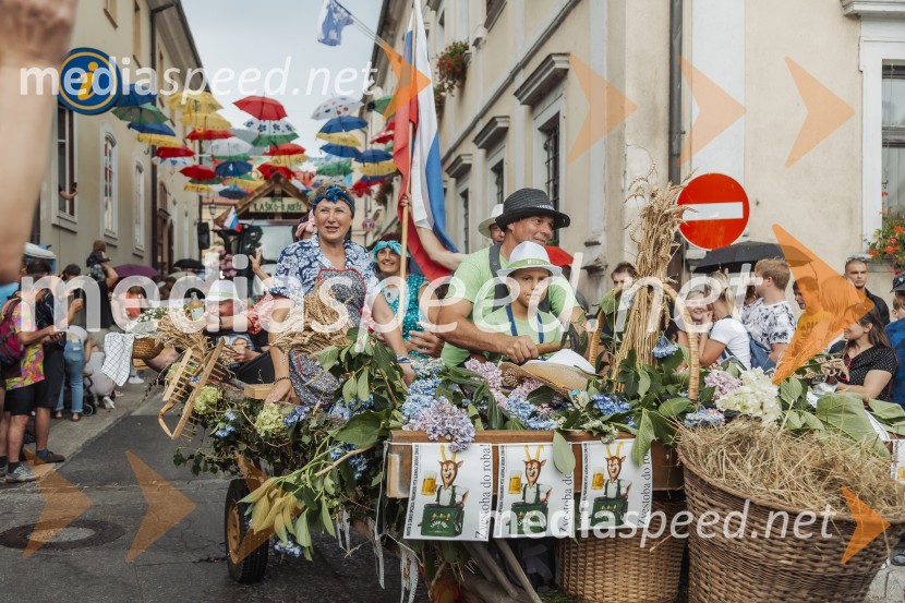Pivo in cvetje 2025, ohcet in zaključna povorka