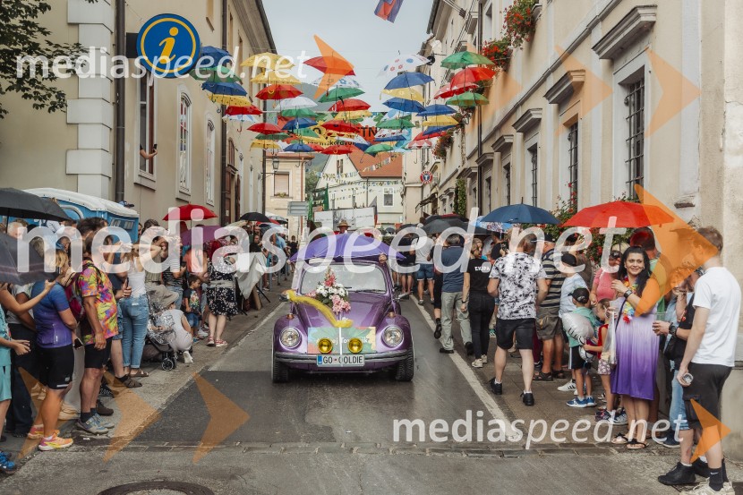Pivo in cvetje 2025, ohcet in zaključna povorka