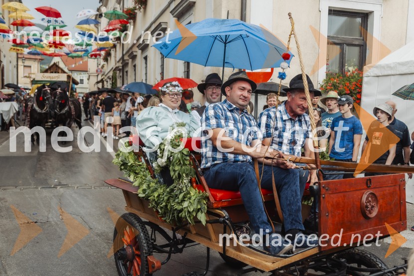 Pivo in cvetje 2025, ohcet in zaključna povorka