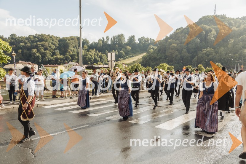 Pivo in cvetje 2025, ohcet in zaključna povorka