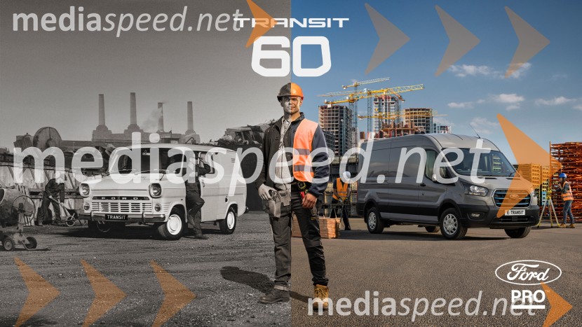 Ford Transit praznuje 60 let: legendarni dostavnik kot temelj evropskega gospodarstva