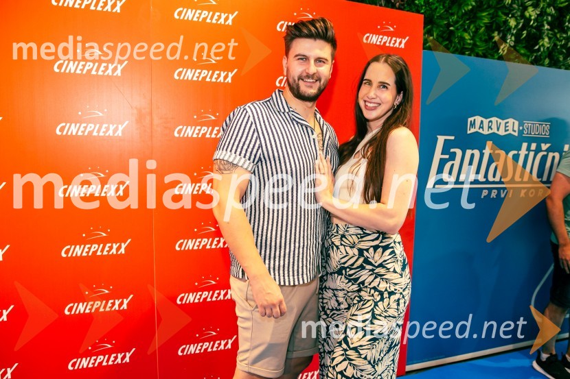  Jan Potrč, glasbenik;  Lucija Burgar, študentka seksologijeVečer superjunakov s filmom Fantastični 4: prvi koraki v Cineplexx Ljubljana