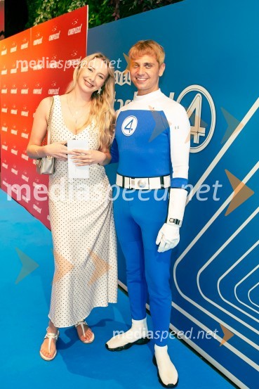  ... ;  Matic  Gaiser, cosplayer, costumerVečer superjunakov s filmom Fantastični 4: prvi koraki v Cineplexx Ljubljana