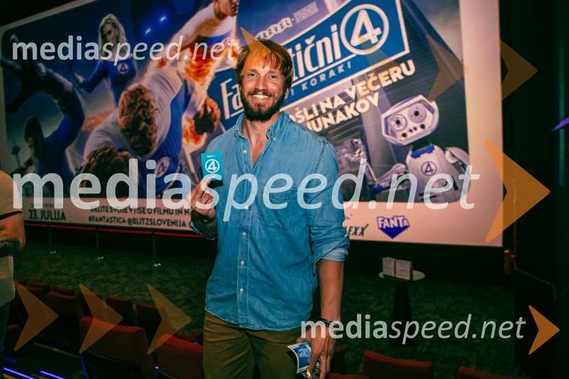  Andrei Lenart, igralecVečer superjunakov s filmom Fantastični 4: prvi koraki v Cineplexx Ljubljana