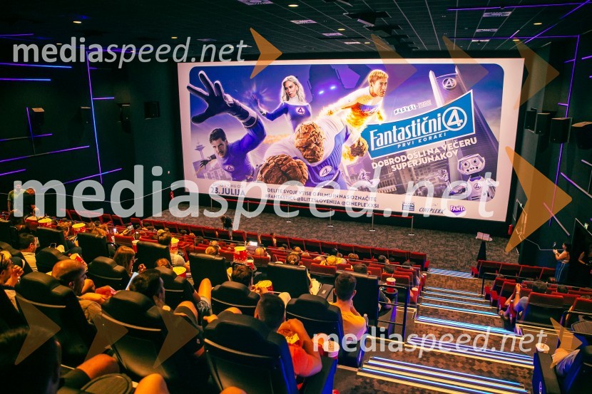 Večer superjunakov s filmom Fantastični 4: prvi koraki v Cineplexx Ljubljana