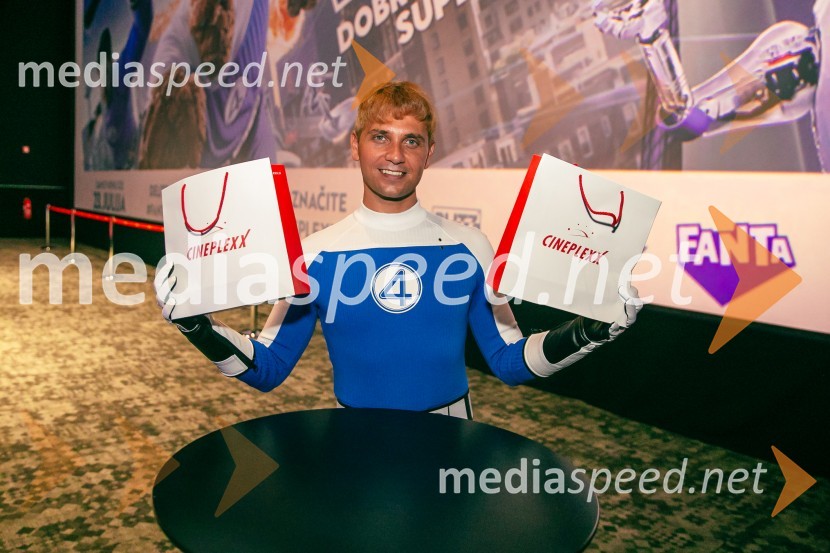  Matic  Gaiser, cosplayer, costumerVečer superjunakov s filmom Fantastični 4: prvi koraki v Cineplexx Ljubljana