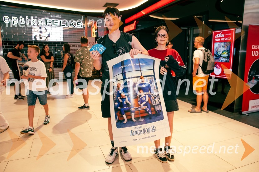 Večer superjunakov s filmom Fantastični 4: prvi koraki v Cineplexx Ljubljana
