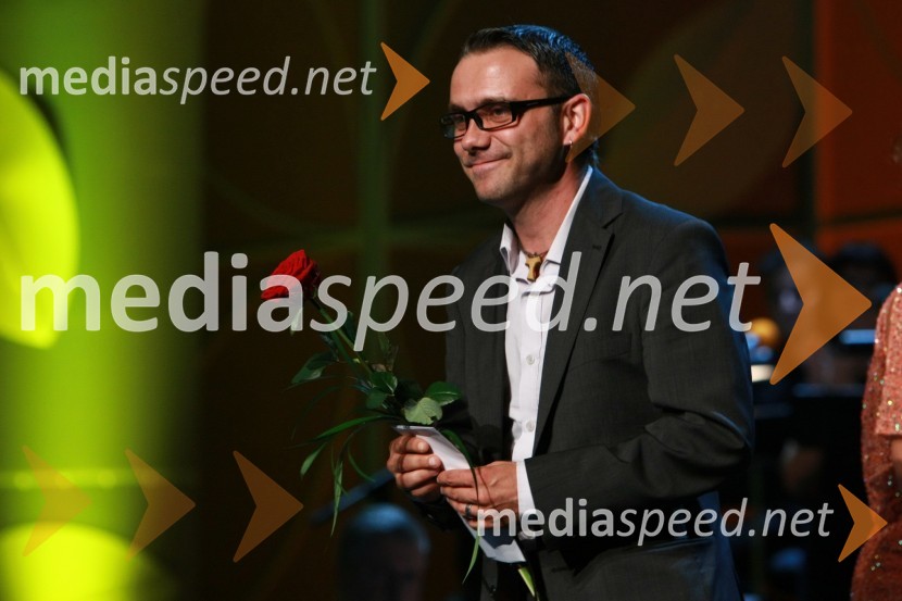 Mišo Kontrec, avtor glasbe in besedila zmagovalne skladbe po mnenju žirije40. Festival narečnih popevk 2009