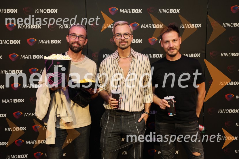  Erik Papdi;  David Hojnik, modni oblikovalec DH fashion;  ... Vrni mi jo, premiera v Mariboxu