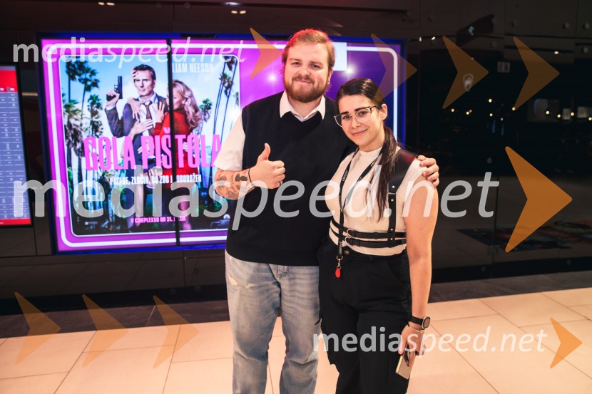  Jure Trsan Blond;  Simona Bračun Rok, CineplexxGola pištola, premiera v Cineplexx Ljubljana