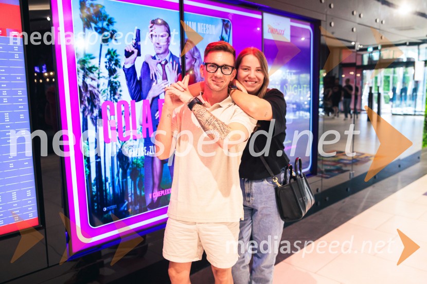  David Dobrikovic;  Patricija KastelicGola pištola, premiera v Cineplexx Ljubljana