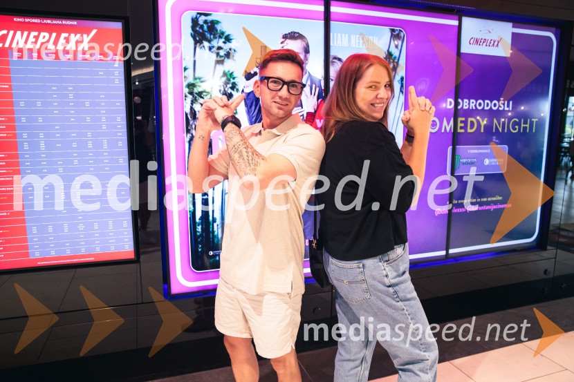  David Dobrikovic;  Patricija KastelicGola pištola, premiera v Cineplexx Ljubljana