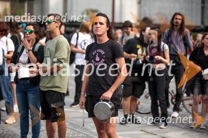 Protest civilne družbe Gaza strada, kaj dela vlada!?
