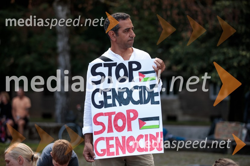 Protest civilne družbe Gaza strada, kaj dela vlada!?