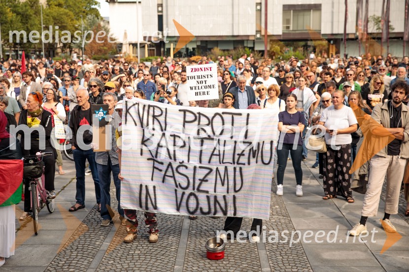 Protest civilne družbe Gaza strada, kaj dela vlada!?