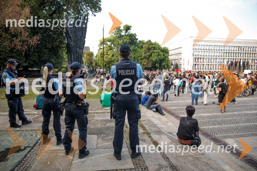 Protest civilne družbe Gaza strada, kaj dela vlada!?