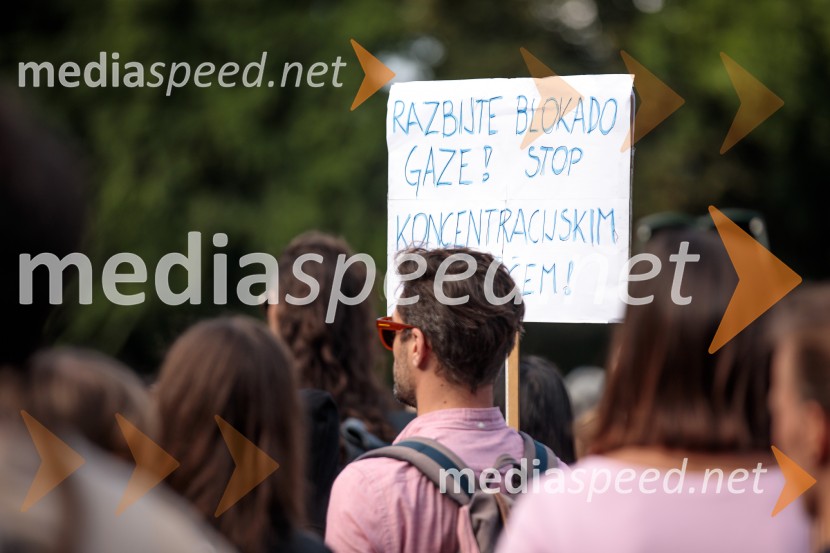 Protest civilne družbe Gaza strada, kaj dela vlada!?