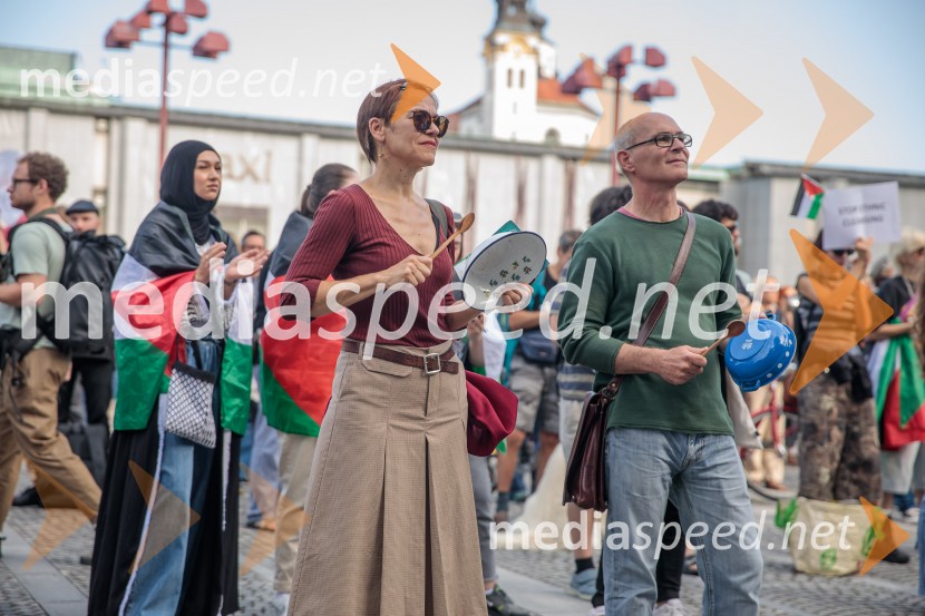 Protest civilne družbe Gaza strada, kaj dela vlada!?