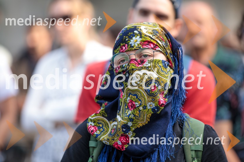 Protest civilne družbe Gaza strada, kaj dela vlada!?