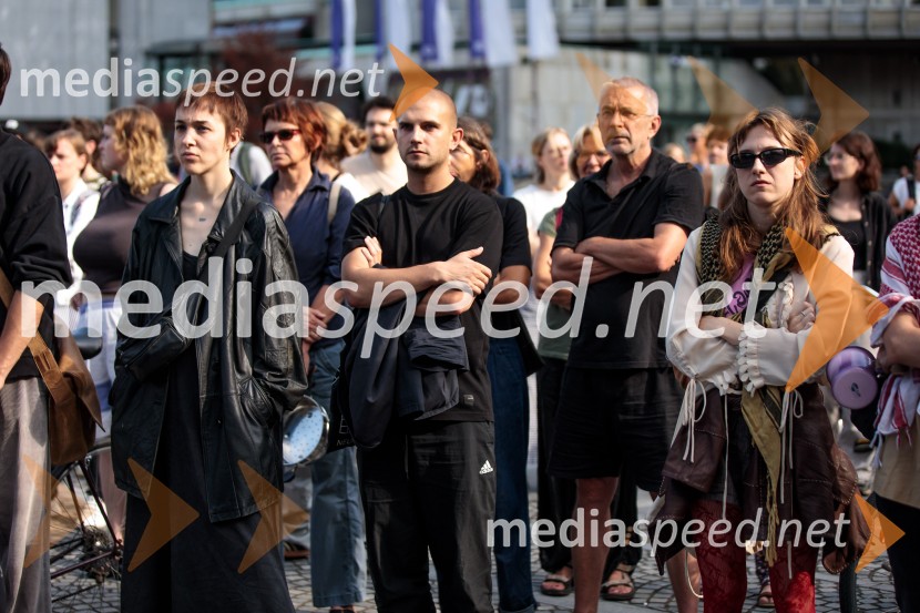 Protest civilne družbe Gaza strada, kaj dela vlada!?
