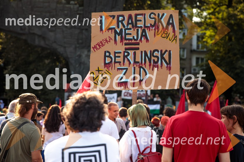 Protest civilne družbe Gaza strada, kaj dela vlada!?