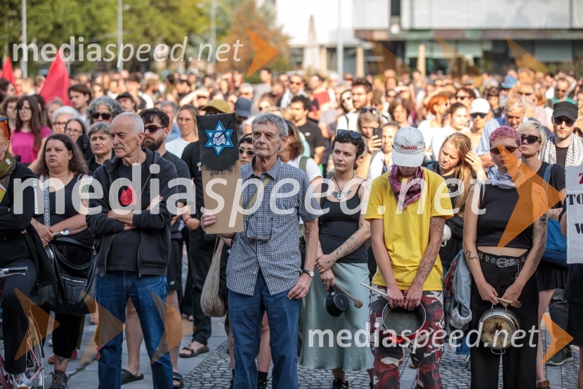 Protest civilne družbe Gaza strada, kaj dela vlada!?