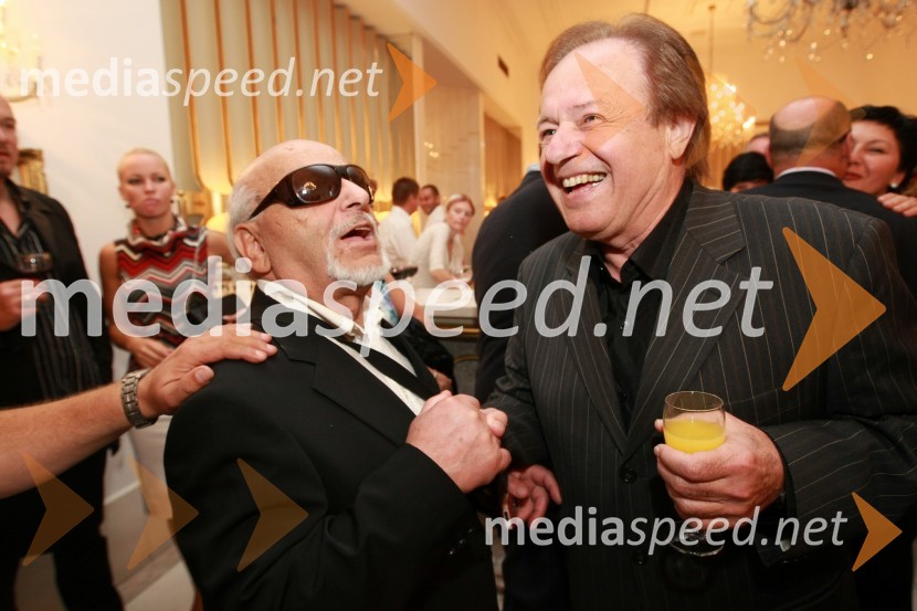 Dezideri Cener, pisec besedil in Alfi Nipič, pevec40. Festival narečnih popevk 2009