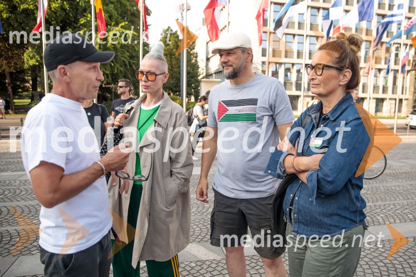 Protest civilne družbe Gaza strada, kaj dela vlada!?
