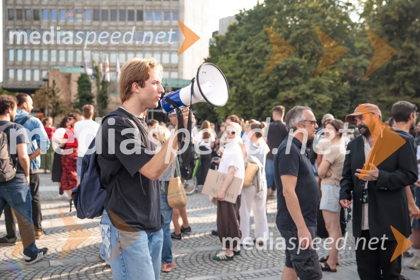Protest civilne družbe Gaza strada, kaj dela vlada!?