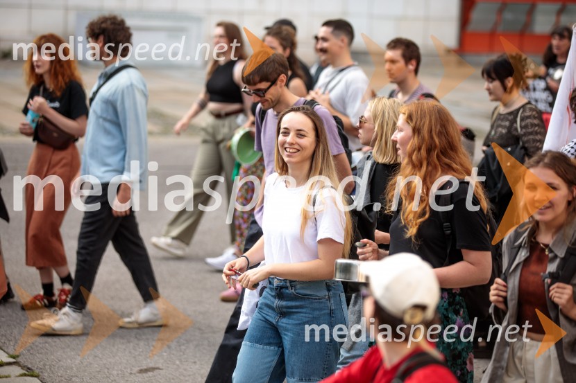Protest civilne družbe Gaza strada, kaj dela vlada!?