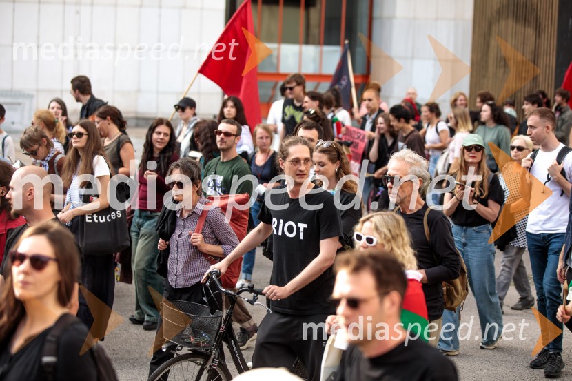 Protest civilne družbe Gaza strada, kaj dela vlada!?