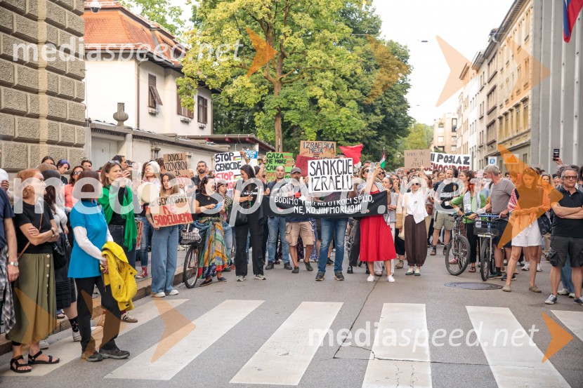 Protest civilne družbe Gaza strada, kaj dela vlada!?