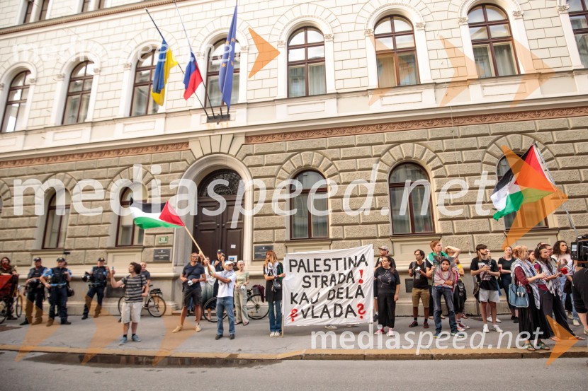 Protest civilne družbe Gaza strada, kaj dela vlada!?