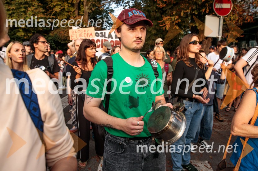 Protest civilne družbe Gaza strada, kaj dela vlada!?