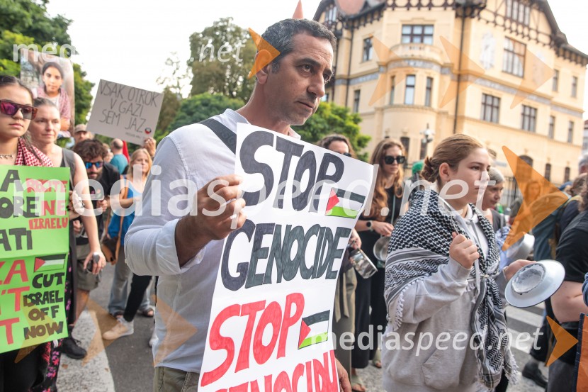 Protest civilne družbe Gaza strada, kaj dela vlada!?