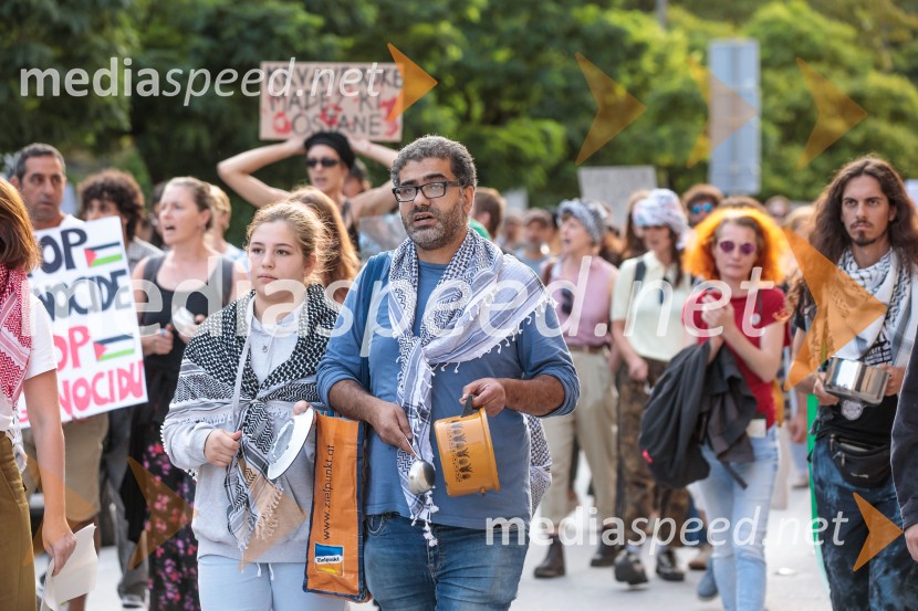 Protest civilne družbe Gaza strada, kaj dela vlada!?